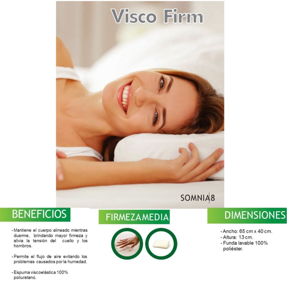 ALMOHADA VISCO FIRM DUO